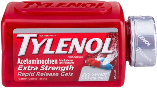 [BRSWGZQ7OEIGCA3H] Tylenol Rapid Release Gel (290 ct.) (2 Pack)