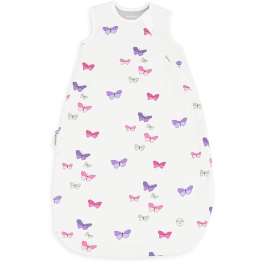 [BRSWKFYYBAFQKYIZ] Woolino Merino Wool and Organic Cotton Baby Sleep Bag - 4 Season Classic Sleep Sack for Baby - Two-Way Zipper Sleeping Bag for Baby and Toddler - 6-18 Months - Butterfly