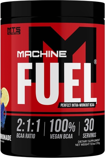 [BRSWG2T4AQNAKF3J] MTS Nutrition Machine Fuel - Recover, Replenish, Refuel - Vegan Hydration + Electrolyte Support - (Blue Razz Lemonade, 30 Servings)