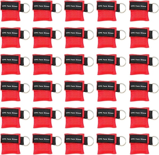 [BRSW2YI2B5YAG3TX] CPR Mask, Disposable CPR Shield Mask Emergency Mask with One-Way Valve Breathing Barrier for First Aid