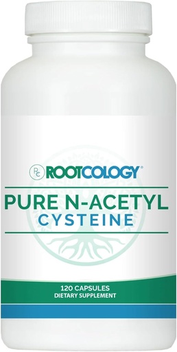 [BRSWG2YOOEFWM2TZ] Rootcology by Dr. Izabella Wentz | Pure N-Acetyl Cysteine | (NAC) 900mg | 120 Capsules
