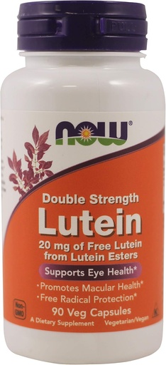 [BRSWIZQPOINRWELO] NOW Foods - Double Strength Lutein Eye Health Support 20 mg. - 90 Vegetable Capsule(s)