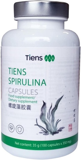 [BRSROZY6BEBAYF34] Tiens Spirulina Capsules (100 Nombre)