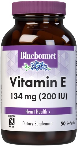 [BRSWIYT3PMDBG2YV] BlueBonnet Vitamina E 200 UI mezcla Softgels, 50 Conde