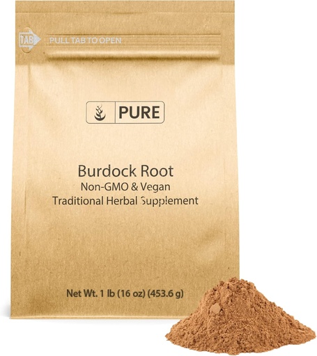 [BRSW2ZLQB4NWO2A3] Puhtad originaalkoostisosad Burdock Root Extract (1lb) Lab-Verified, Non-GMO