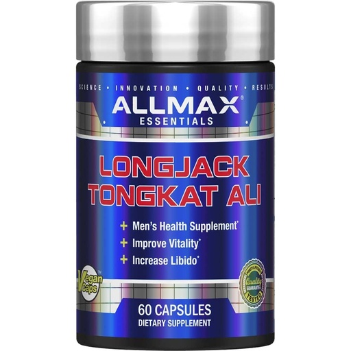 [BRSROHADAEBRQD3H] ALLMAX Essentials LongJack Tongkat Ali - 60 Capsules - Men’s Health Supplement - Improves Vitality - 60 Servings