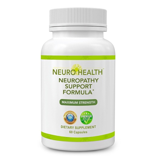 [BRSW2EANCMBGC23D] Neuro Health Nerve Support Formula for Neuropathy - Your Nerve Savior Supplement with B Vitamins and Alpha Lipoic Acid - Rapid Absorption for Nerve Discomfort Relief - 60 Capsules