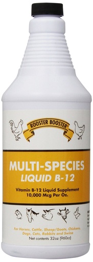 [BRSWIZI4ONYGYDTC] Rooster Booster B-12 Liquid, 32-Ounce