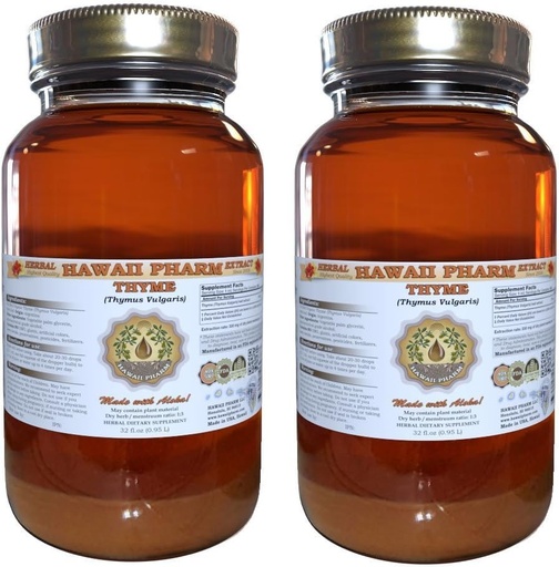 [BRSWI2QYDMBAA3DC] Thyme (Thymus vulgaris) Liquid Extract 2x32 fl.oz