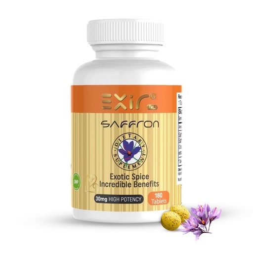 [BRSROGI7B56A4H3X] Saffron Supplement - Stress Relief Formula, Natural Mood Support, Stress, Focus, and Energy Support Supplement, 180 Tablets