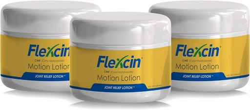 [BRSWIZQPCUAW2H3U] Flexcin con CM8 Motion Lotion 4 oz Jar - 3 Pack (4oz Jars)
