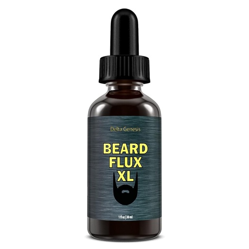 [BRSWIAY7DEBQI3LY] Beard Flux XL (1 fl oz / 30 ml) | Mustache and Beard Growth Stimulating Oil | Facial Hair Growth Product for Men | Soothing Formulation with Argan, Caffeine, and Jojoba