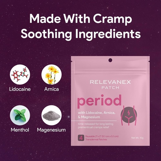 [BRSRAGL7OUHGY3DA] Relevenex Transdermal Patches sievietēm – Menstrual Cycle Comfort & Support – Maiga un ērta – Paredzēts ikdienas ease