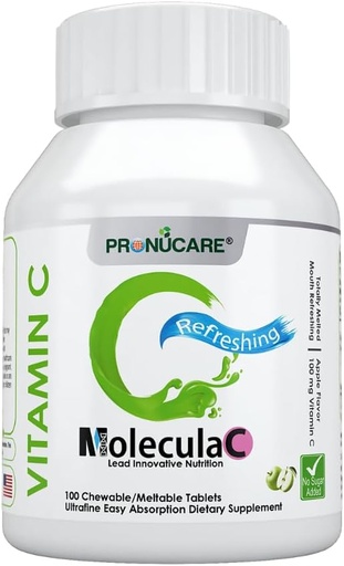 [BRSWYAQZCAPWYCA7] Vitamin C 100 mg Buccal Lozenge Tablets – Slow-Dissolving, Controlled Release & Fast Absorption, Natural Apple, Immune Boost, Antioxidant & Anti-Aging, Sugar-Free, 100 CT