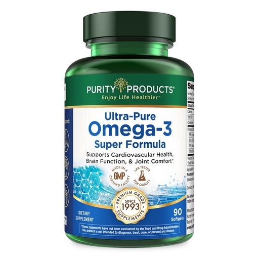 [BRSWIYYYBUFGAEQZ] Purity Products - Ultra Pure Omega 3 Super Formula 90 Softgels