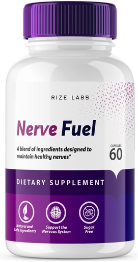 [BRSROGT5OF5BY2TD] rize labs - Nerve Fuel Capsule Supplement Used for Lessening The Intensity and Frequency of Nerve Pain, Pills for Restoring Energy, to Alleviate Nerve Ending Pain (60 Capsules)