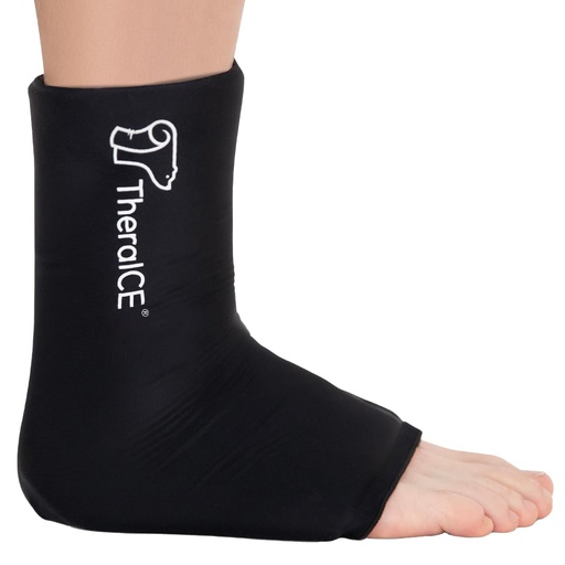 [BRSRMFIYAEOQEFDF] TheraICE Ankle Ice Pack Wrap for Swelling & Sprained Ankle Brace for Women & Men, Cold Therapy Support Compression Socks, Plantar Fasciitis & Achilles Tendonitis Relief, Sore Feet & Heel
