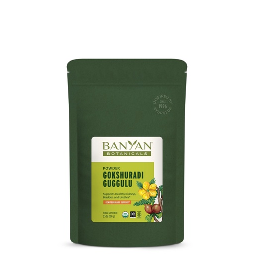 [BRSWIAD7BANRKDT6] Banyan Botanicals Gokshuradi Guggulu Powder – Organic Ayurvedic Supplement with Guggulu & Gokshura – for Healthy Urinary Tract and Kidney Support* – 3.5 oz – Non-GMO Sustainably Sourced Vegan