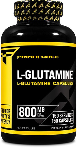 [BRSROGD4DEDRG3A4] Primaforce L-Glutamine, 800mg (150 Capsules)