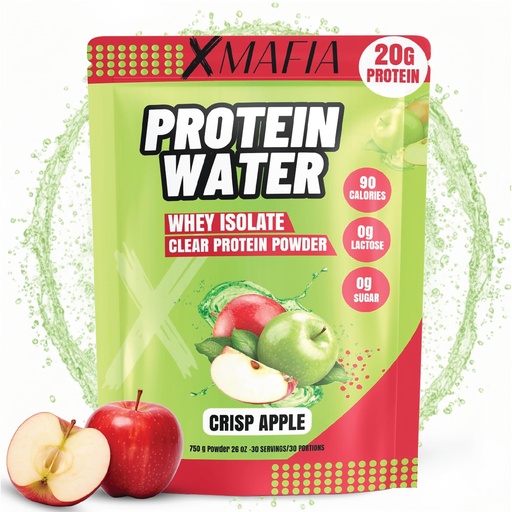 [BRSRAZI5C4BAKCA2] Clear Whey Isolate – 20g Protein Powder + Collagen Peptides, Zero Sugar & Lactose-Free, Refreshing Protein Water Powder, Protein Powder Clear 30 Servings, Crisp Apple