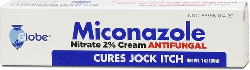 [BRSWKEAQBN5AIA3C] Globe Miconazole Nitrato 2% Antifungal Cream 1 oz, Cures Most Athletes Foot, Jock Itch, Ringworm y Más. Compare con el nombre líder Marca
