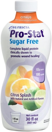 [BRSWIFYABQIB2GQ5] Pro-Stat Sugar Free, Citrus Splash, 30 fl oz (Case of 6 bottles)