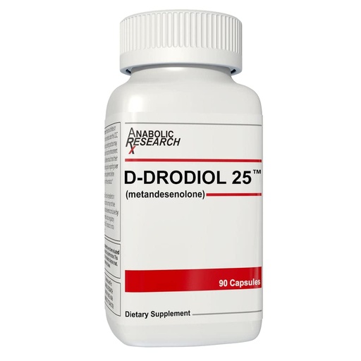 [BRSWKH3YBANQO3IV] D-Drodiol 25 - Mass, Strength, & Power - 1 Month Supply