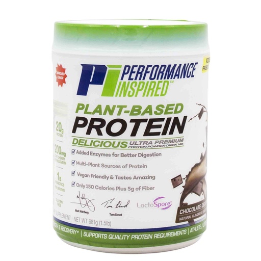 [BRSWG2QBBEBBM23D] Performance Inspired Nutrition Plant Protein Powder – All Natural – 20G Protein – 1B Probiotics – Digestive Enzymes – Fiber Packed – Gluten Free – Chocolate Delight – 1.5lb