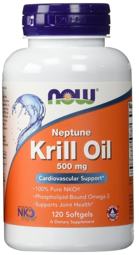 [BRSWIGYQCIGWKEDY] Now Foods Neptune Krill Oil 500Mg(2-pack)120 softgels
