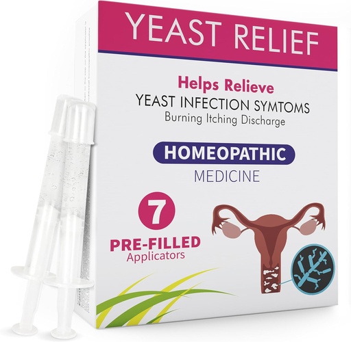 [BRSW2ZQYCQBGEE3B] Yeast Infection Treatment for Women | Ph Balance For Women | Boric Acid | Helps Relieve Itching & Irritation | Vaginal Aid for Inflammation, Dryness & Watery Discharge | 7 Pre-Filled Applicators
