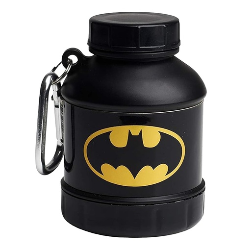 [BRSWYCTQCEBA2FDK] Smartshake Justice League Whey2Go Batman Protein Storage Container 50g - BPA Free Shaker Bottle Funnel for Whey Protein Powder - 110ml, DC Comics Batman