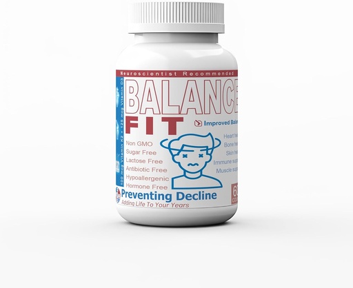 [BRSROBAEOF7BM3I2] BalanceFit | 100mcg Vitamin K2 + Vitamin D3 Capsules | Supports Balance and Equilibrium | 60 Capsules