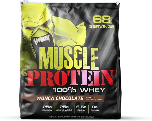 [BRSWGBQ7BANQ42DX] COLOSSAL LABS Muscle Protein Whey Powder [5 lbs/Pack 1]– Kaltgefiltert, 25g reines Protein, 6.6g BCAAs (Packaging May Vary) (5LB, Chocolate)