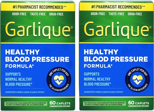 [BRSWYGQDCIBB6CIY] Garlique Healthy Blood Pressure Formula 60 ct (60ko kondea)