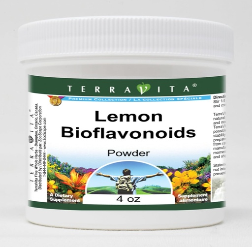 [BRSWG2QHBAIWCCLU] Terravita Lemon Bioflavonoids Powder (4 oz, ZIN: 521776)