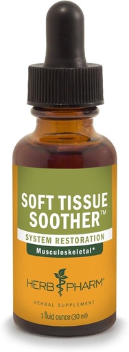 [BRSWIYTYOZYRODI5] Herb Pharm Soft szövet Soother Herbal Folyékony Formula a csont- és izomrendszer támogatására - 1 Ounce