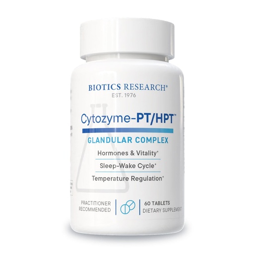 [BRSWIEI6DMDACA3I] BIOTICS RESEARCH Cytozyme PT HPT Lamb Pituitary/Hypothalamus Complex, Supports Function of the Pituitary Gland and Hypothalamus, Adrenal Health, Brain Boost 60 Tablets