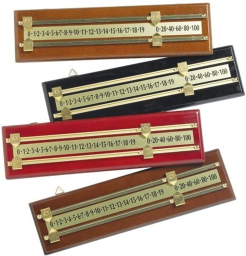 [BRSWIEITAIBGGHLE] CueStix International Stained Wood Score Board