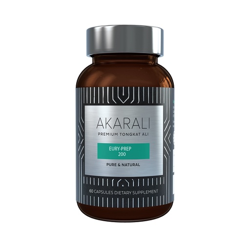 [BRSRMZL3O4PB4DI3] AKARALI Tongkat Ali Longjack 200:1 for Men, Highly Concentrated 1.5% Eurycomanone US Patented Physta® Root Extract, 3rd Party Tested, Supports Strength, Energy and Performance (60 Count)