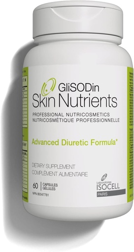 [BRSWK2Y6BN7BSHQ3] Glisodin Diuretic - Nutraceutical enhances Natural Drainage to Reduce The Swelling associated with Fluid Retention - Has Purification Properties That Assist in eliminating toxins - 60 Capsules