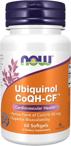 [BRSWIY33AUDBMHLC] Ubichinol CoQH-CFTM (Formul activ al CoQ10 - 50 mg cu biodisponibilitatea superioară), 60 Softgels