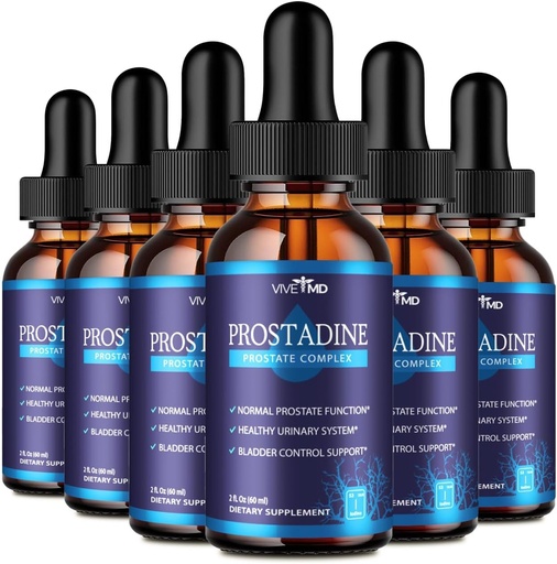 [BRSROAL6CINWKHQV] Vive MD Prostadine Drops for Prostate Health, Bladder Urinating Issues - Prostadine Official Drop Formula - Extra Strength with Pomegranate - Prostadine Reviews (Package of 6)