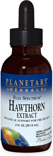[BRSWIY3ROYMGYAY7] Planetary Herbals Full Spectrum Hawthorn Liquid Extract Supplement, 2 Fluid Ounce