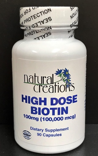 [BRSWKZAACEMAACTY] High Dose Biotin 100mg (100,000mcg)