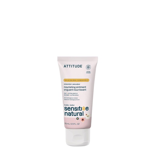 [BRSWKGIIOUFWI23Y] Attitude Protective Body Ointment, Plant and Mineral-Based Ingredients, Vegan and Cruelty-free Personal Care Products for Sensitive Skin, Unscented, 2.5 Fl Oz