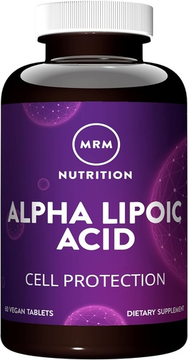 [BRSWIYQOAUIAOFLK] MRM Nutrition Alpha Lipoic Acid - 300mg ALA - šūnu aizsardzība - aknu veselība + detoksikācija - Spēcīgs antioksidants - C vitamīns + E Reģenerācija - 60 Kalpo