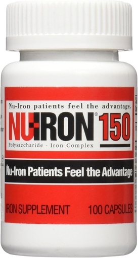[BRSWIYQOAADAAEI7] NU-Iron 150mg 100 cápsulas