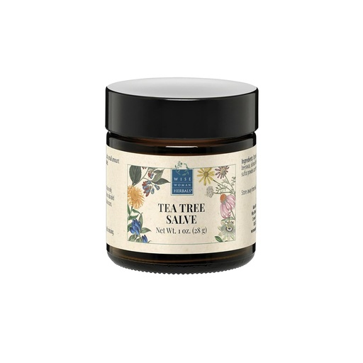 [BRSWIZD7OIPAEGTO] Múdre byliny - Tea Tree Salve - 1 Oz - podporuje normálnu zdravú pokožku, pomáha suché svrbenie kože a podráždenie na nechty, nechty a telo