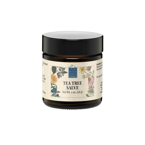 [BRSWIZD7OIPAEGTO] Wise Woman Herbals - Tea Tree Salve - 1 Oz - Promotes Normal Healthy Skin, Helps Aid Dry Itchy Skin and Irritation on Toenails, Fingernails, and Body