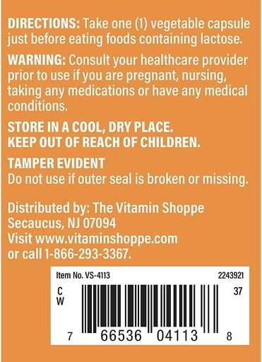 [BRSRMAALBYHW2F37] Extra Strength Lactase Enzyme a" Digestive Aid a" 3,000 ALU (90 Vegetable Capsules)